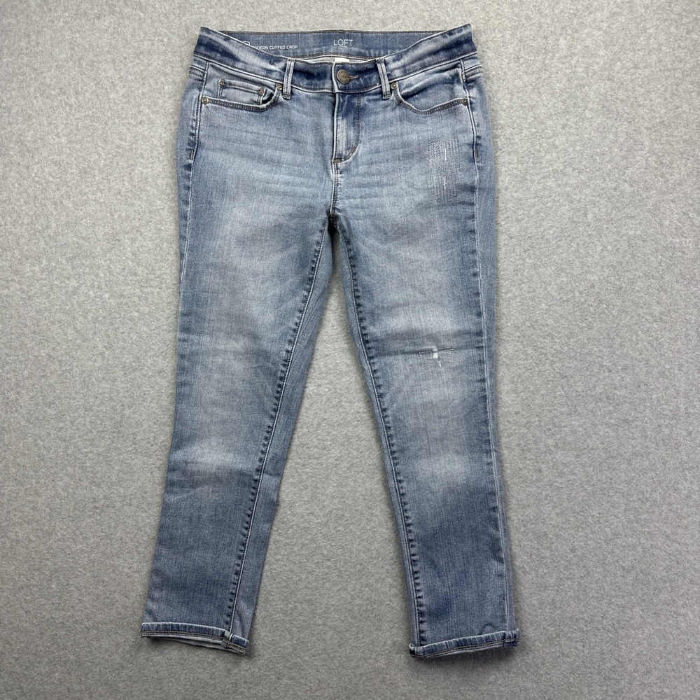 Loft Outlet Women's‎ Modern Cuffed Crop Jeans Size 2P